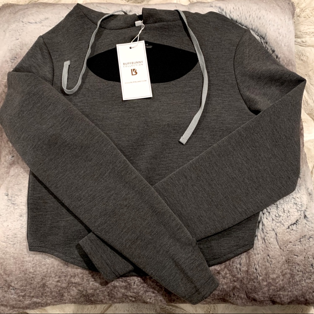 Buff Bunny Cropped Hoodie